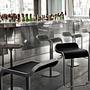 LEM Bar stools Wood Chrome Black 0