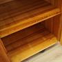 Display cabinet pine wood 1980s 11