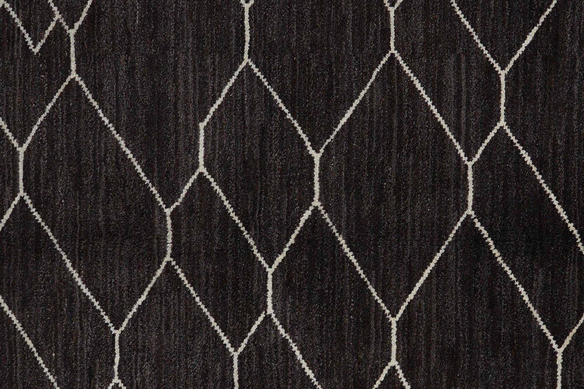 Gabbeh Basi Rug Wool Black 4