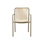Peralta Outdoor Garden Chair 1-Seater Polyester Cream 57x62x83 cm 0