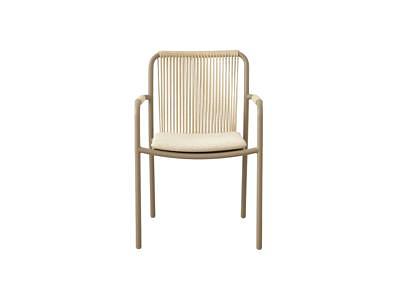 Peralta Gartenstuhl Polyester Creme 57x62x83 cm 0