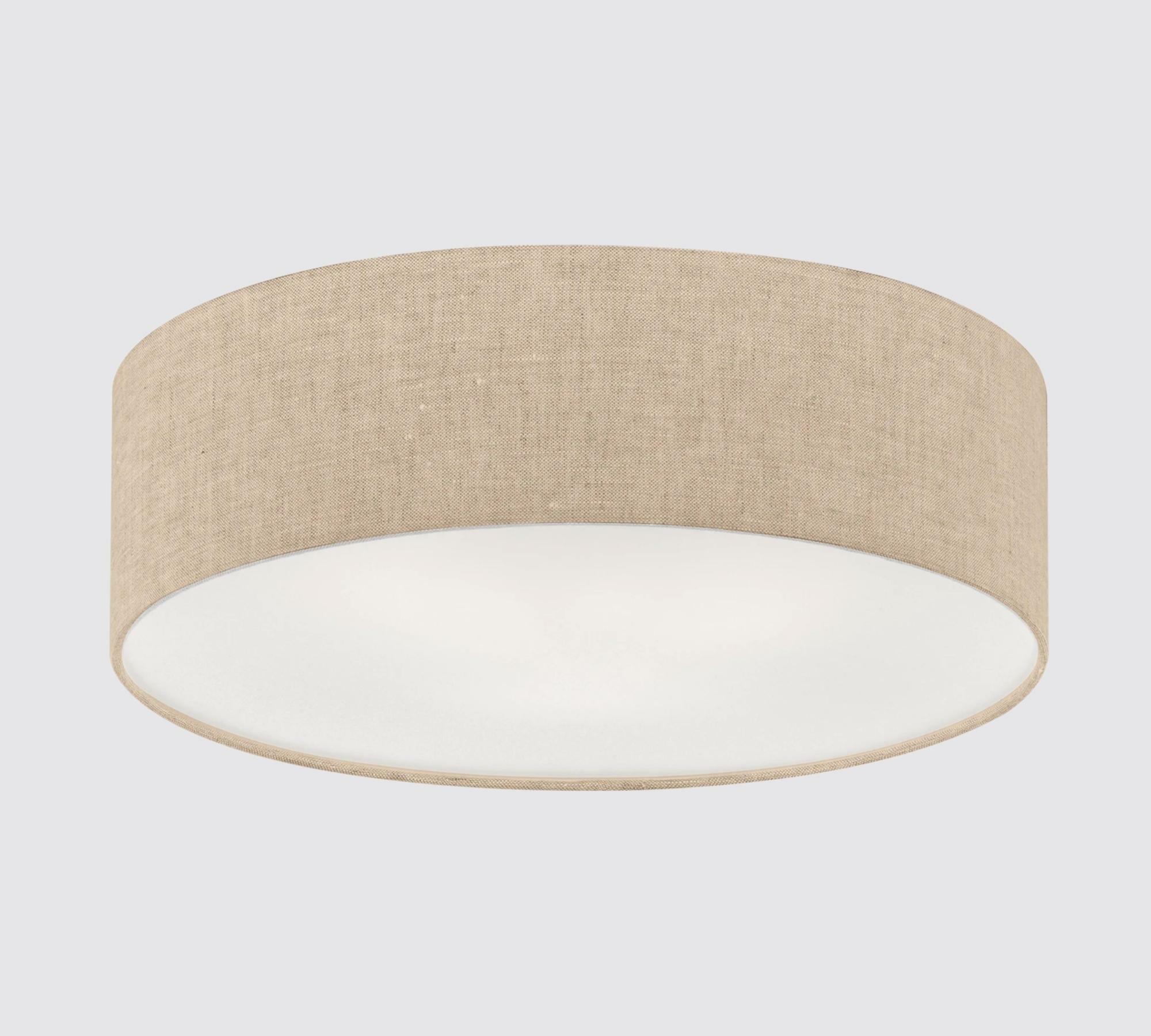 Ceiling lamp Aunet Linen / Iron 3-light 0