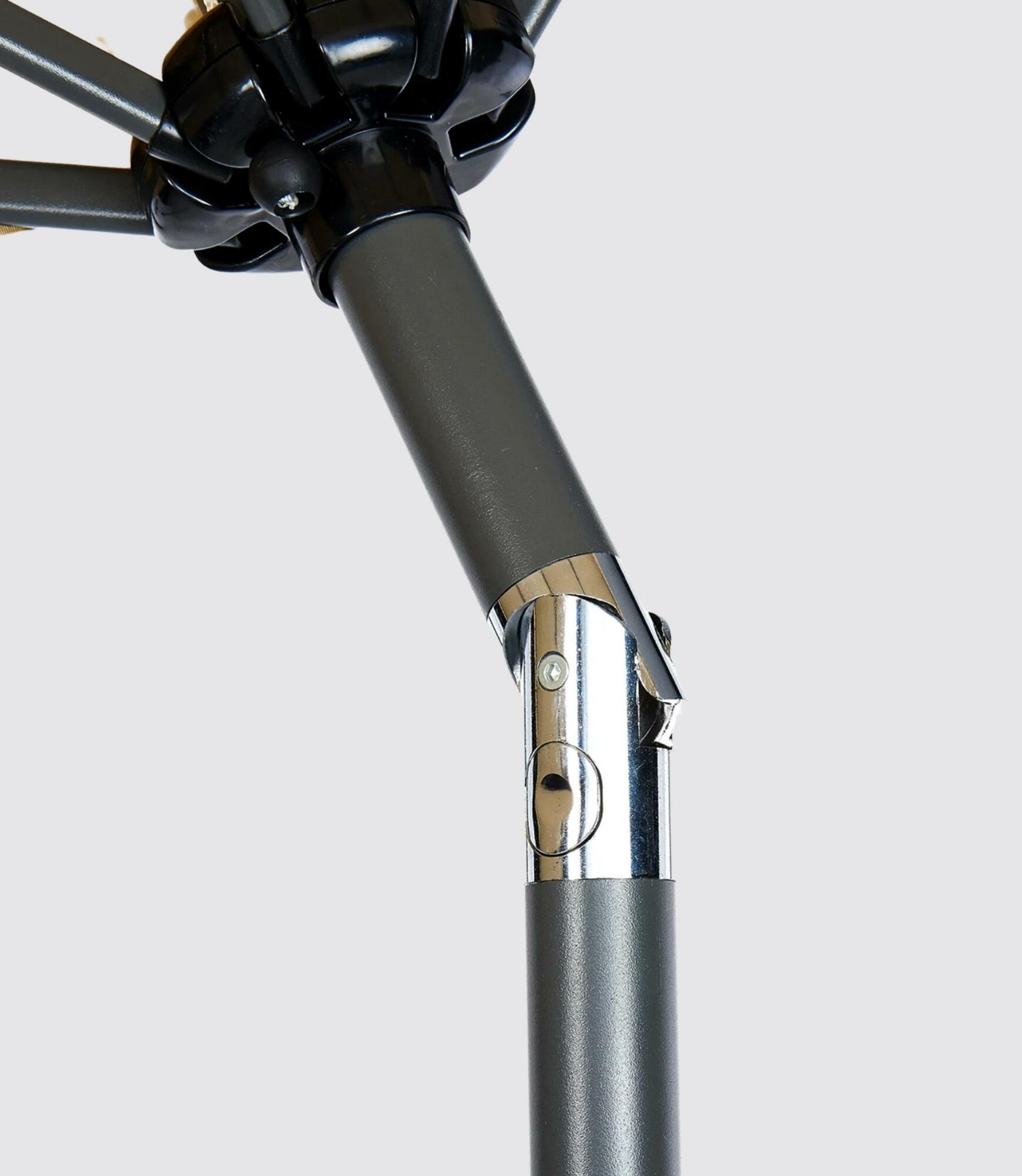 Sonnenschirm Klappbar Aluminium Beige 8