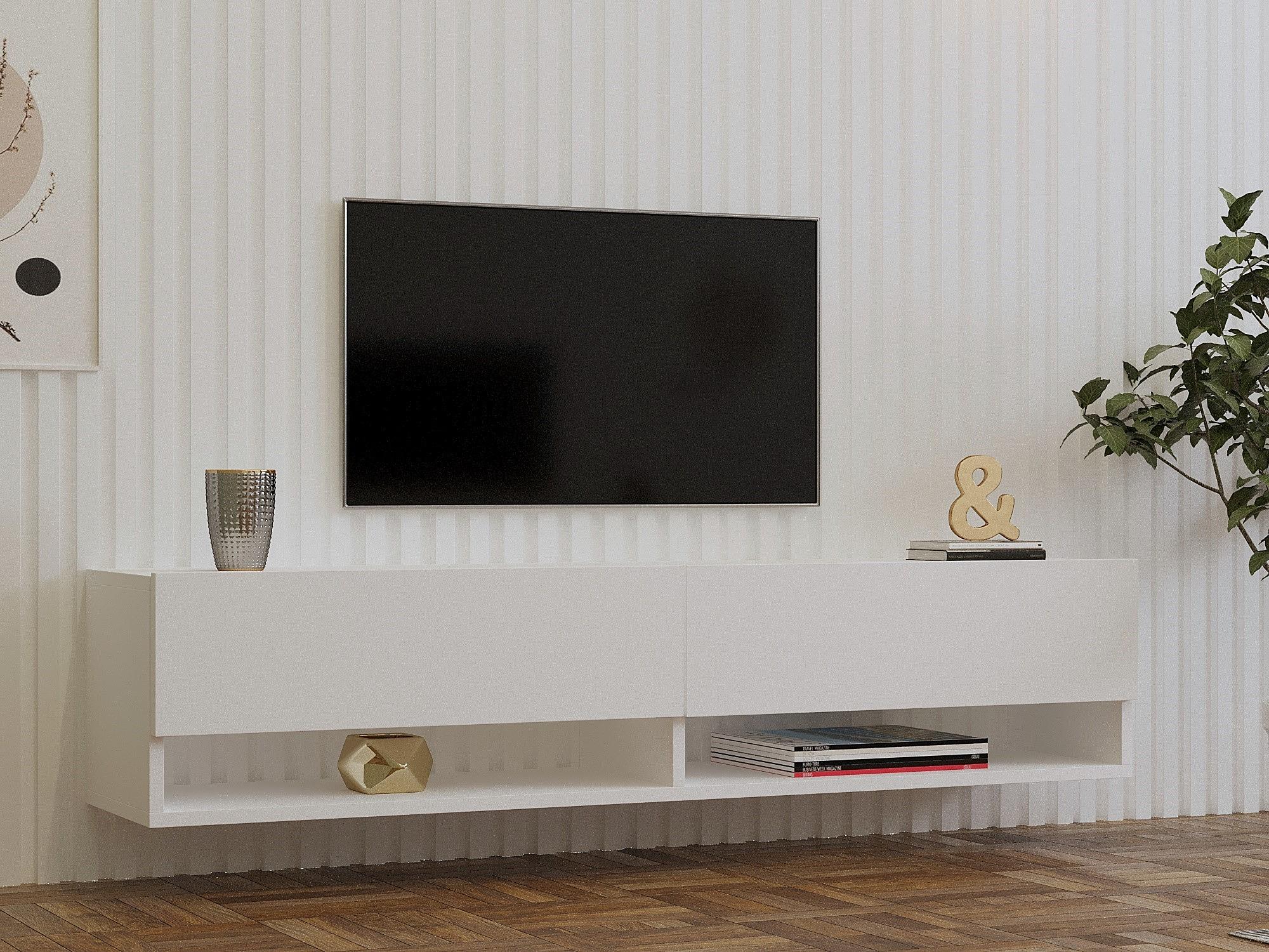 Arges TV-Möbel Weiß 1