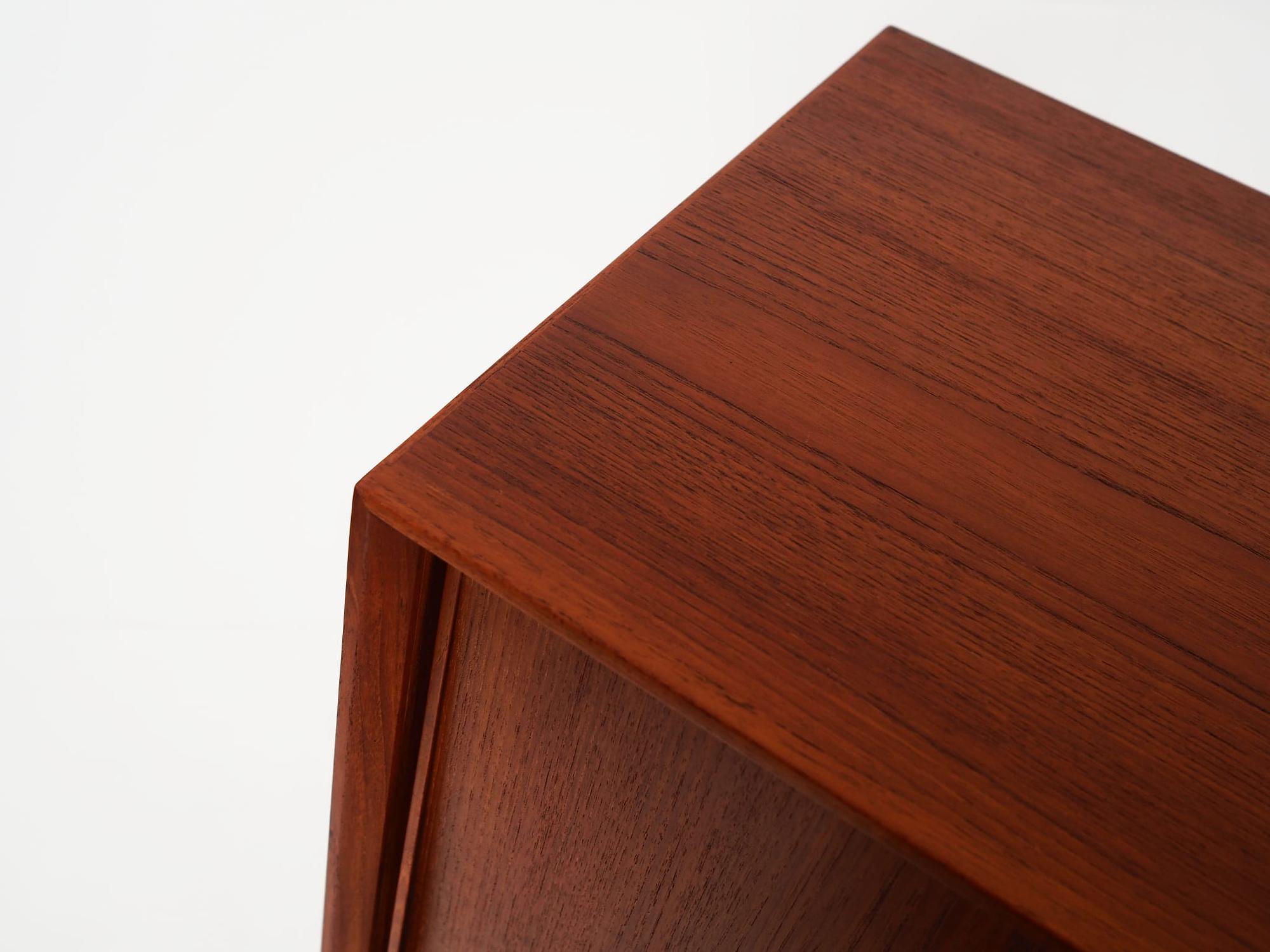 Highboard Teak Brown 1970s 11