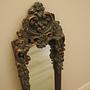 Mirror in Brown Wooden Frame 1960s 3