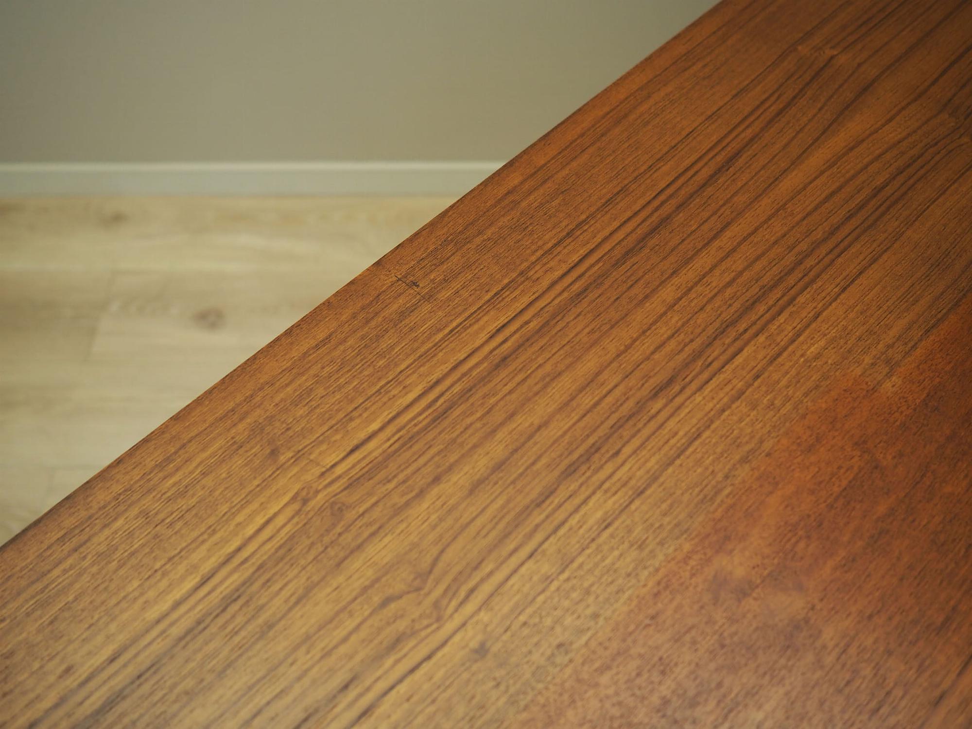 Vintage Sideboard Teakholz Braun 1970er Jahre 13