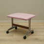 Vintage footstool Textile Wood Pink 1960s 1