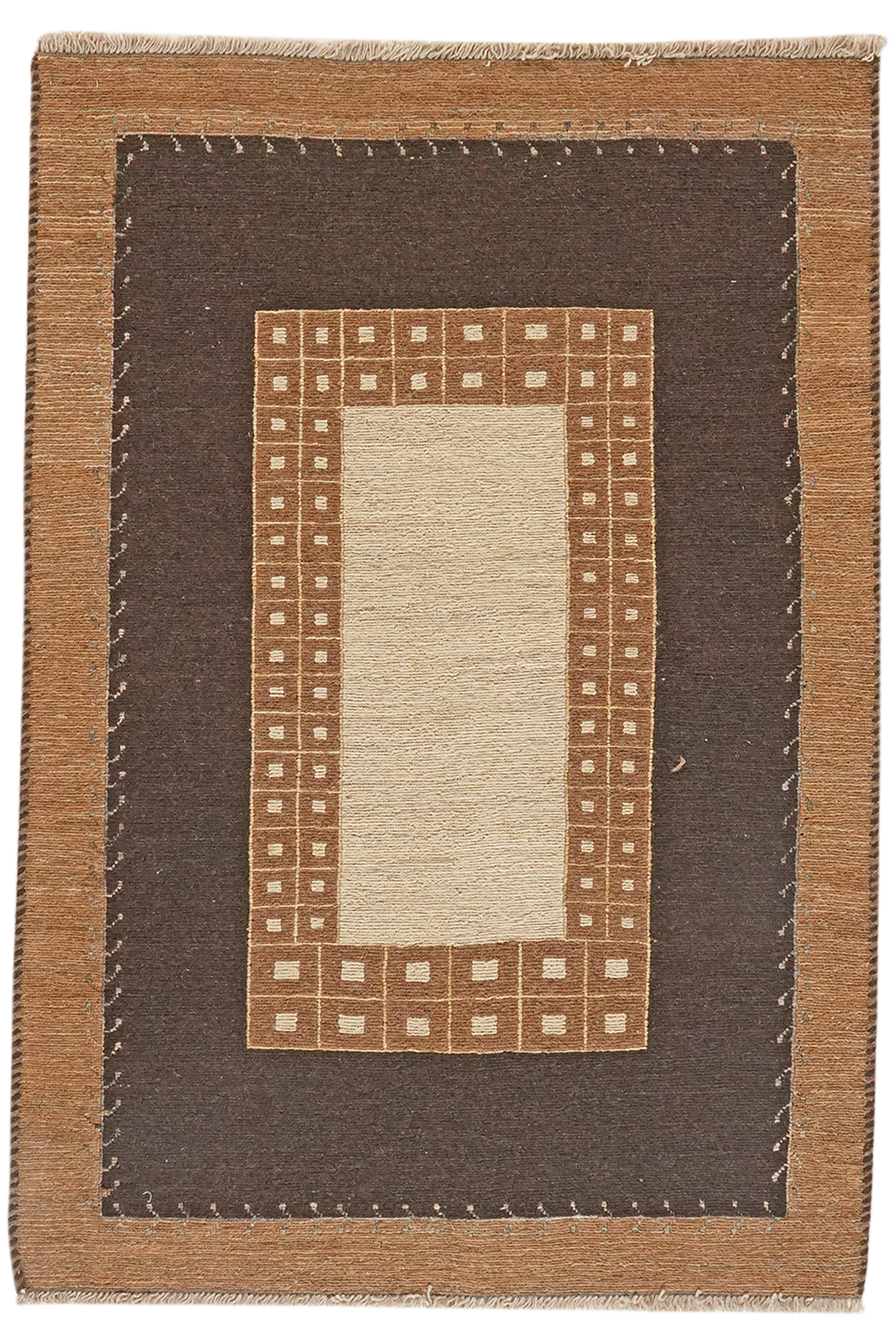 Kilim Gashgai Teppich Braun 0