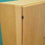 Vintage wardrobe ash wood brown 1970s 7