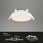 LED-Einbauleuchte Plat I Polycarbonat Eisen 3