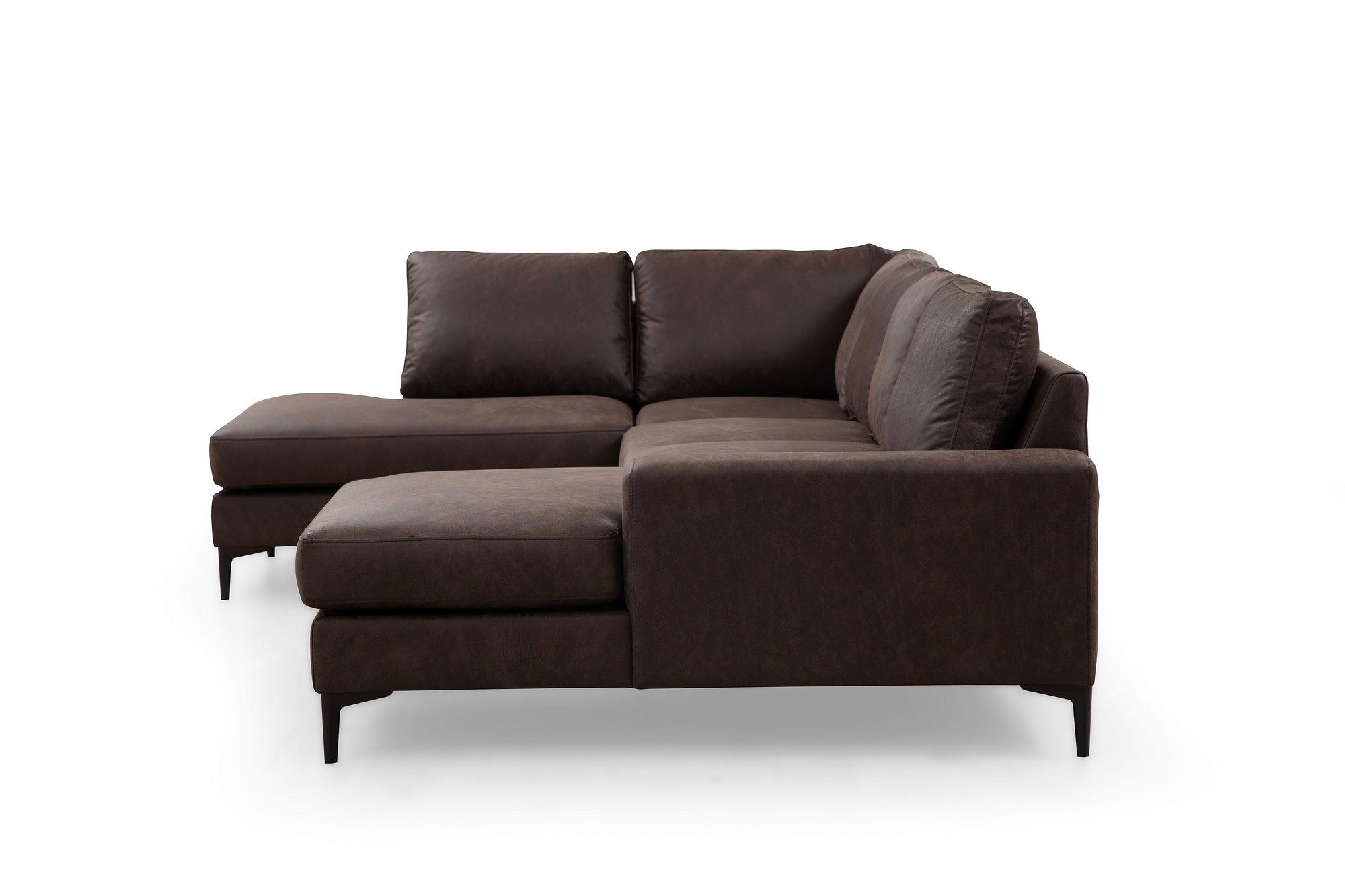 Porto Ecksofa Braun 5