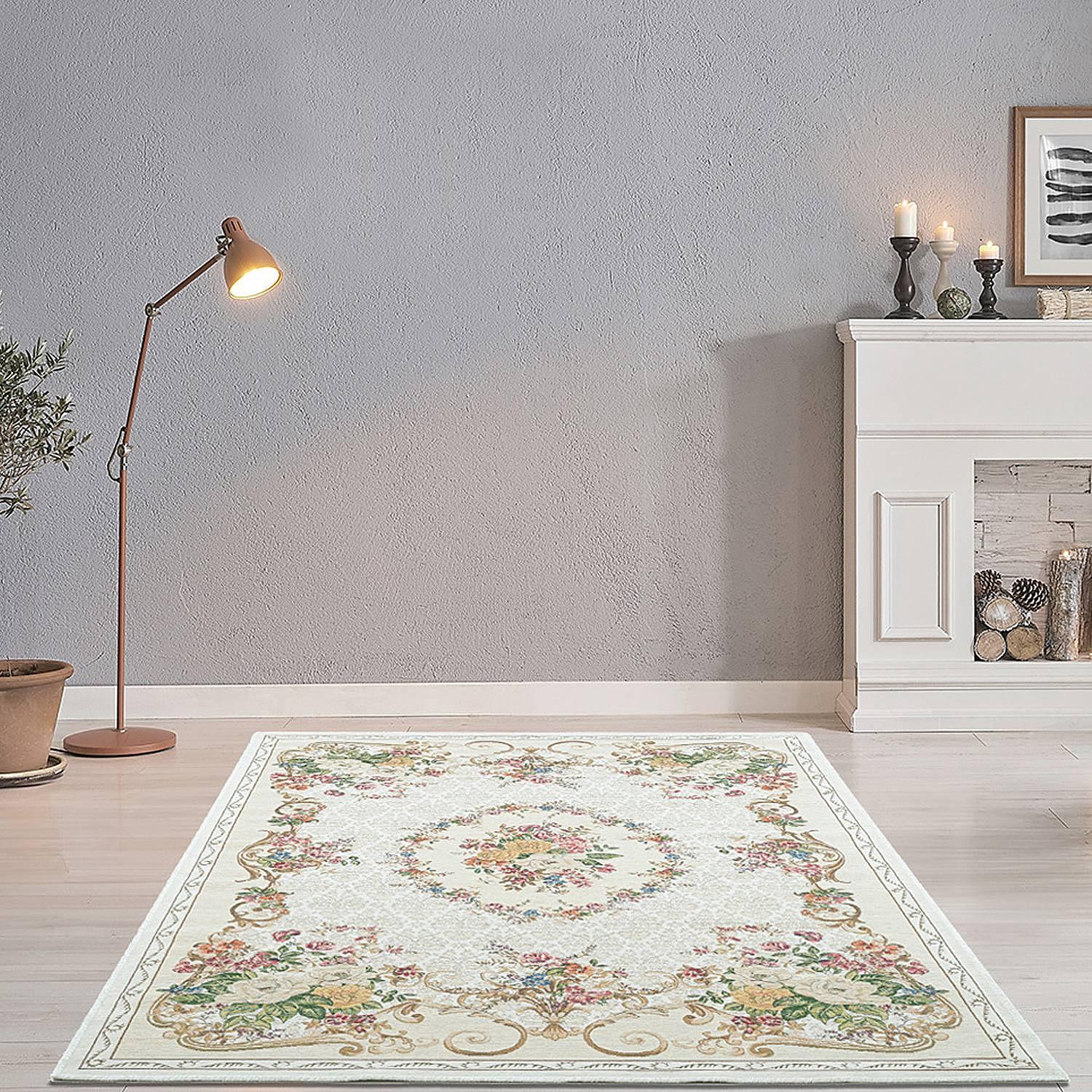 Flomi Florence Kurzflorteppich Beige 80 x 150 cm 0