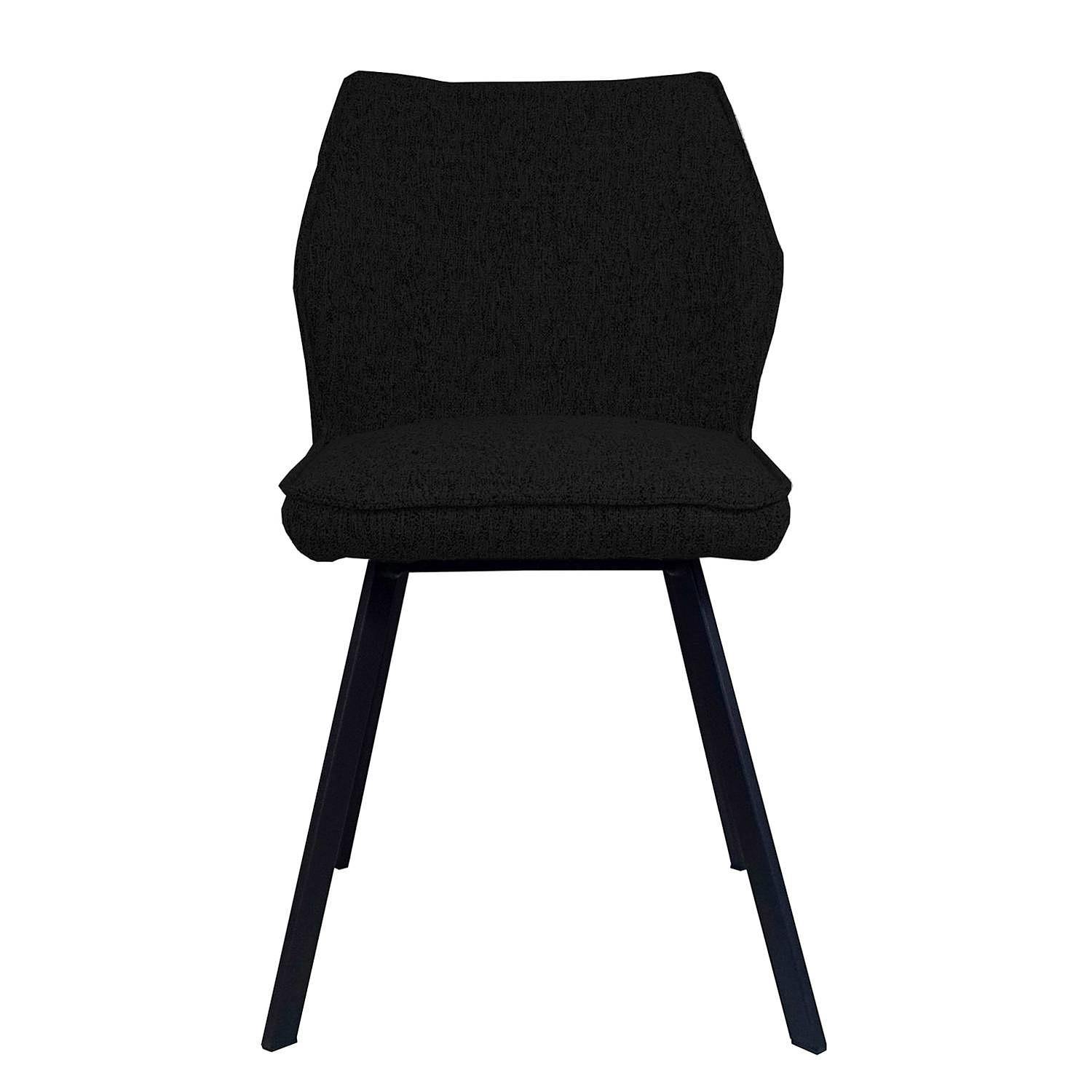 Dining chair Togay iron velvet black 1