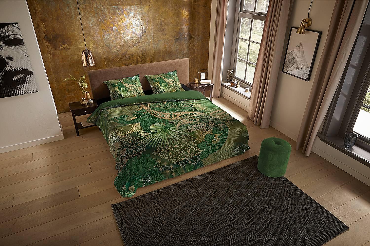 Louise Bettwäsche-Set Microfaser 200x220cm 2 Kissen 70x60cm 3