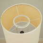 Vintage floor lamp metal plastic beige 1970s 3