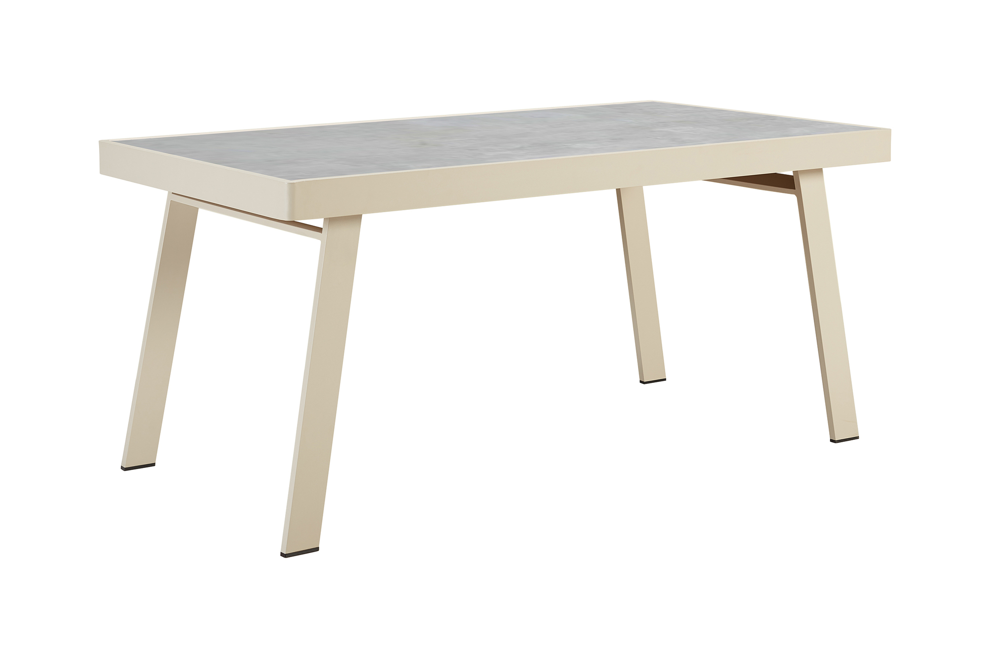 Nofi 2.0 Tavolo da giardino Metallo Vetroceramica Crema 0