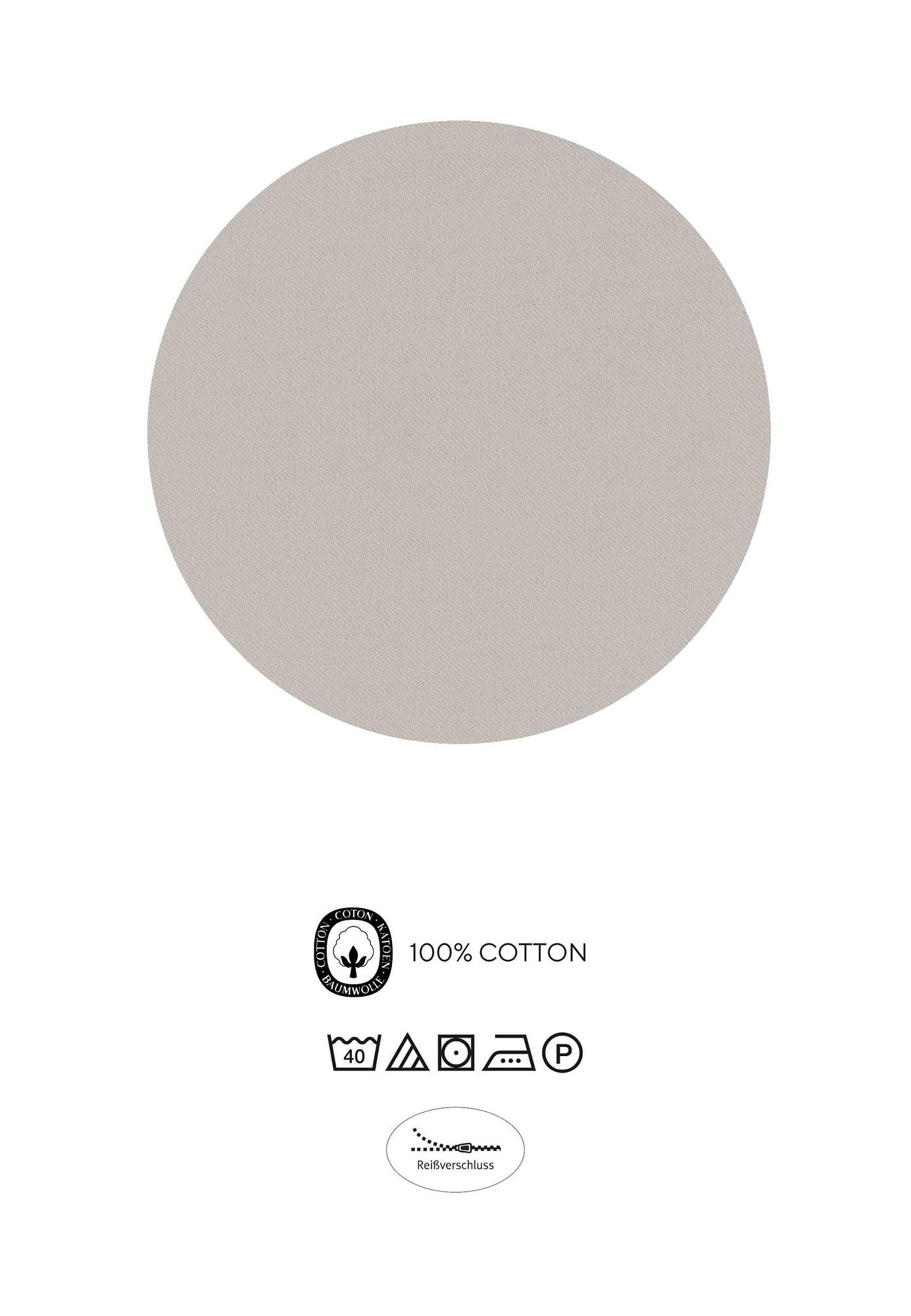 Faeda Bettwäsche Satin Baumwolle 155x220cm Kissen 80x80cm 3