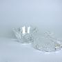 Vintage Bonbonniere Kristall Glas 1980er Jahre 2