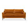 Astha Sofa 2-Sitzer Velour Matt Amber 0