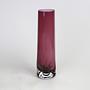 Vintage Blumenvase Muranoglas Violett 1960er Jahre 1