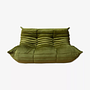 Togo Sofa 2-seater Velvet Olive Green 0
