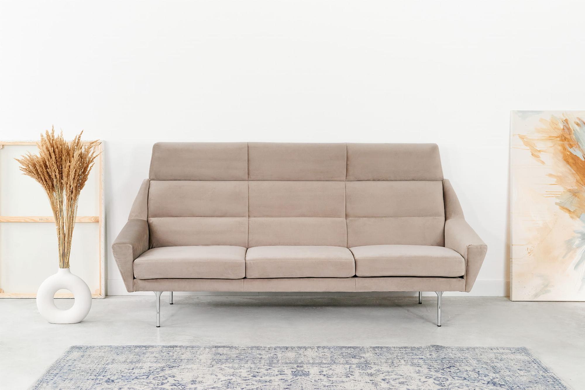Mandal Sofa 3-Sitzer Beige 1