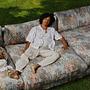 Mammuten Loveseat Aston Braun 28 Samtstoff 5