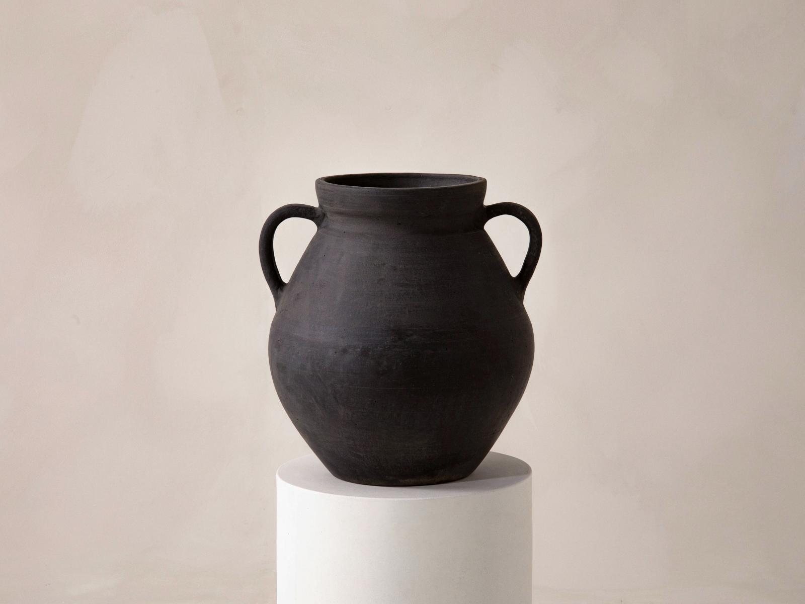 Nice Flower Pot Ceramic Black 4