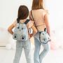 Rabbit Backpack Cotton Blue 9