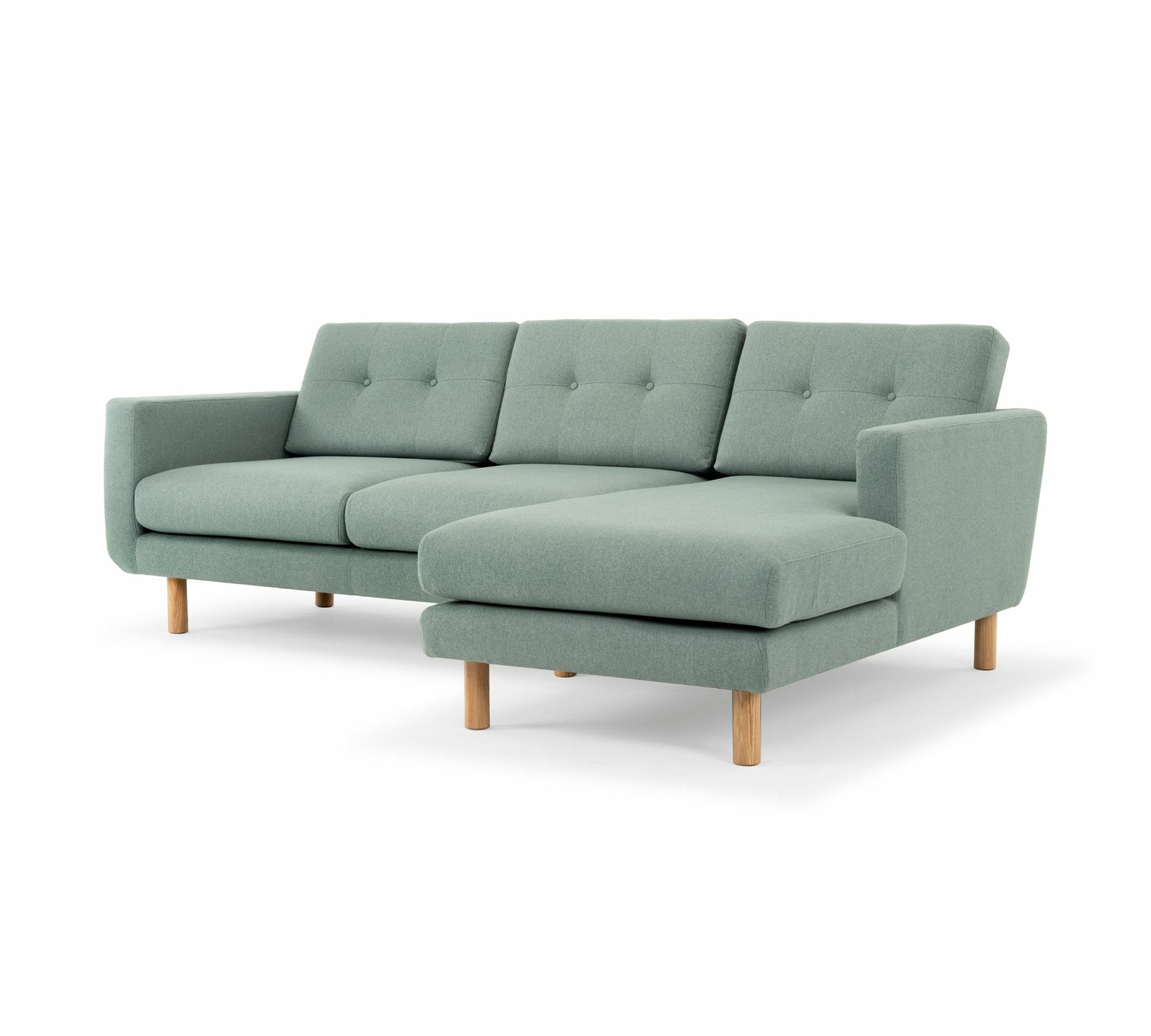 Conrad Sofa Récamiere Rechts Fabio Grey Green 1