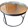 Couchtisch Metall Silber ⌀70cm 0