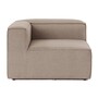 Modular sofa Left 1-seater Brown 0