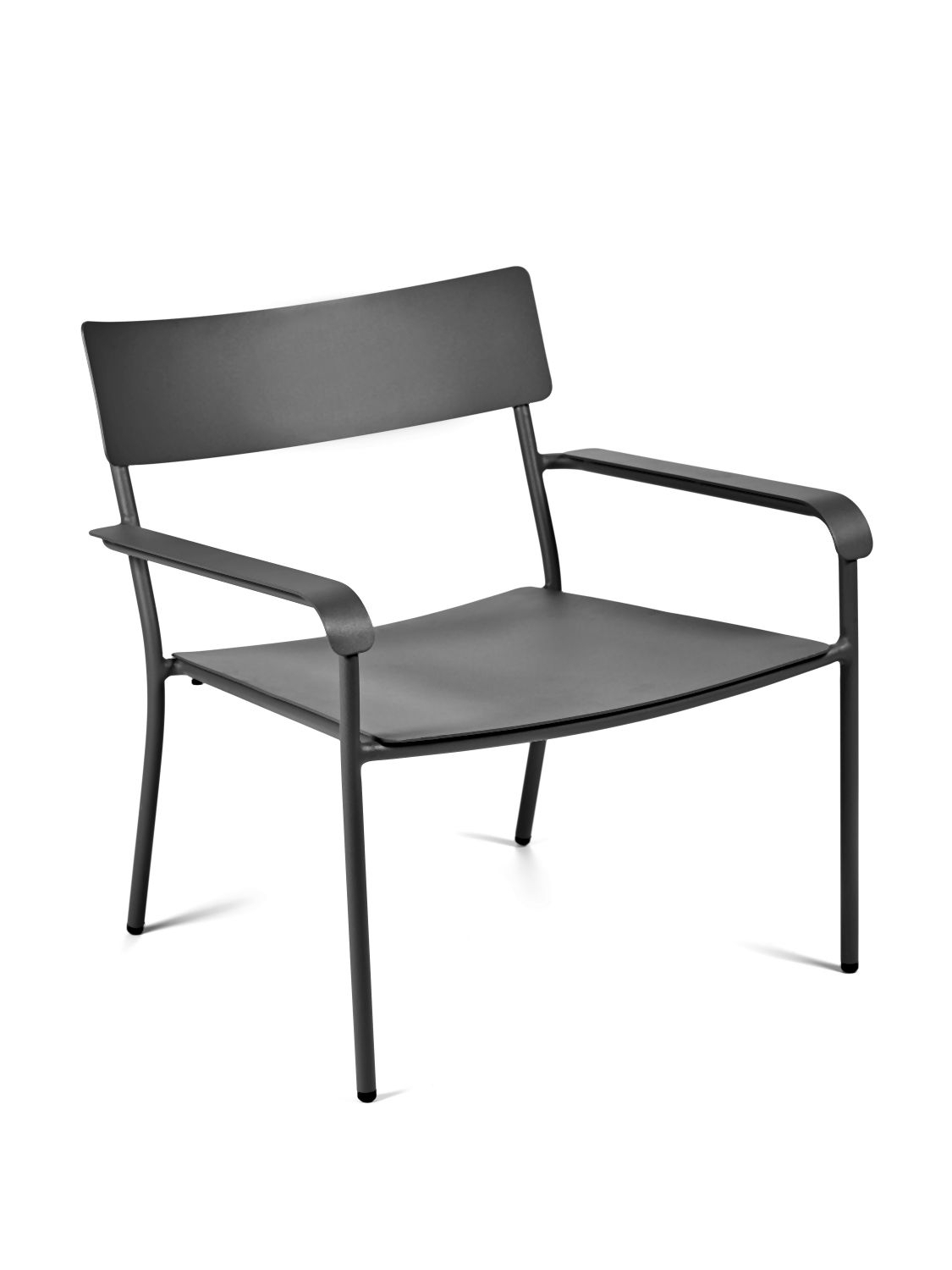 August Lounge Stuhl Schwarz 0