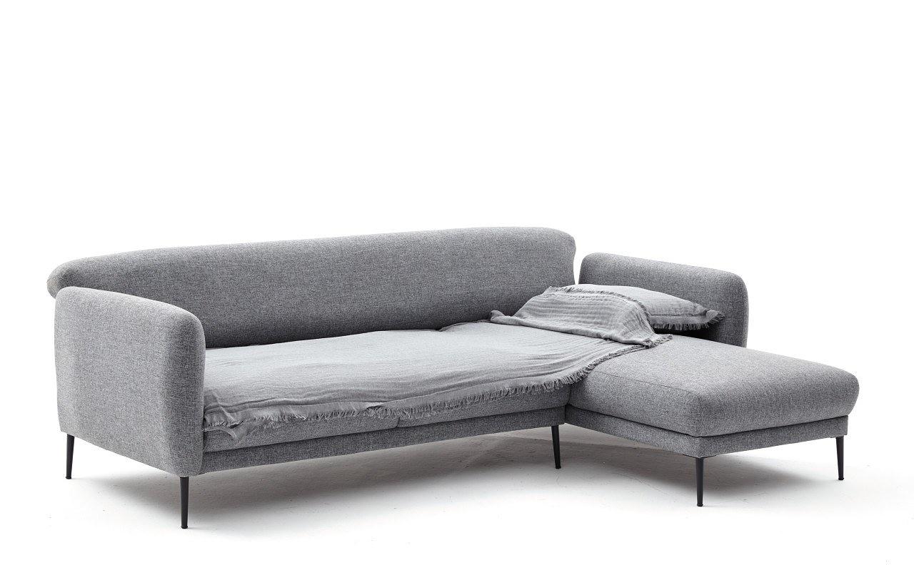 Venus Sofa Récamiere Rechts Grau 8