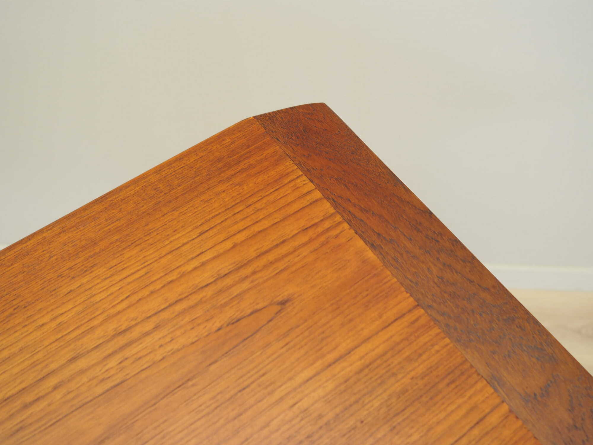 Vintage Schreibtisch Teakholz Metall Braun 1970er Jahre 8
