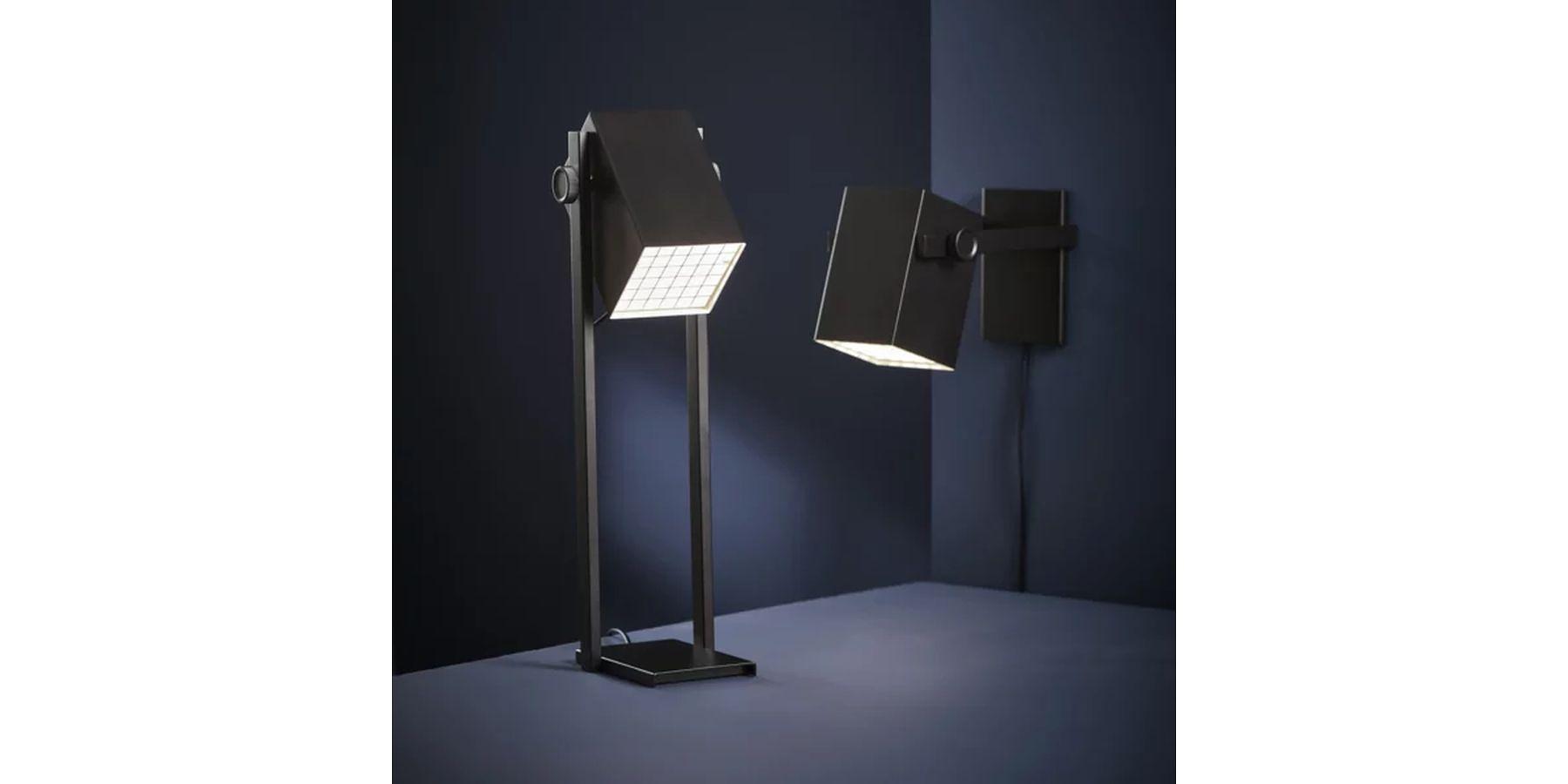 BF Quadro Tischlampe Matt Schwarz 2