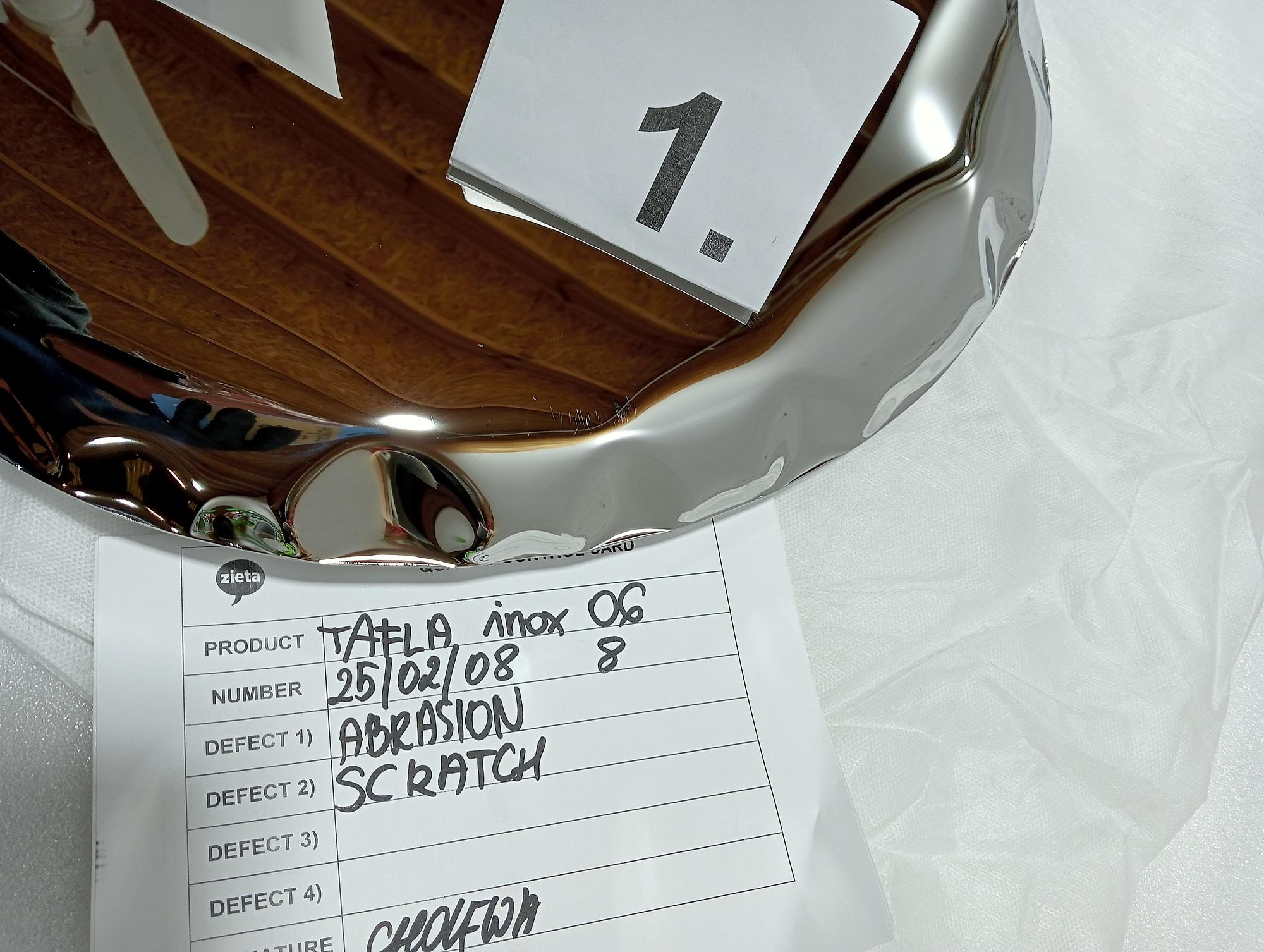 Tafla Spiegel O6 Edelstahl Inox Poliert Silber 3