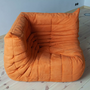 Togo Ecksofa Textil Orange 6