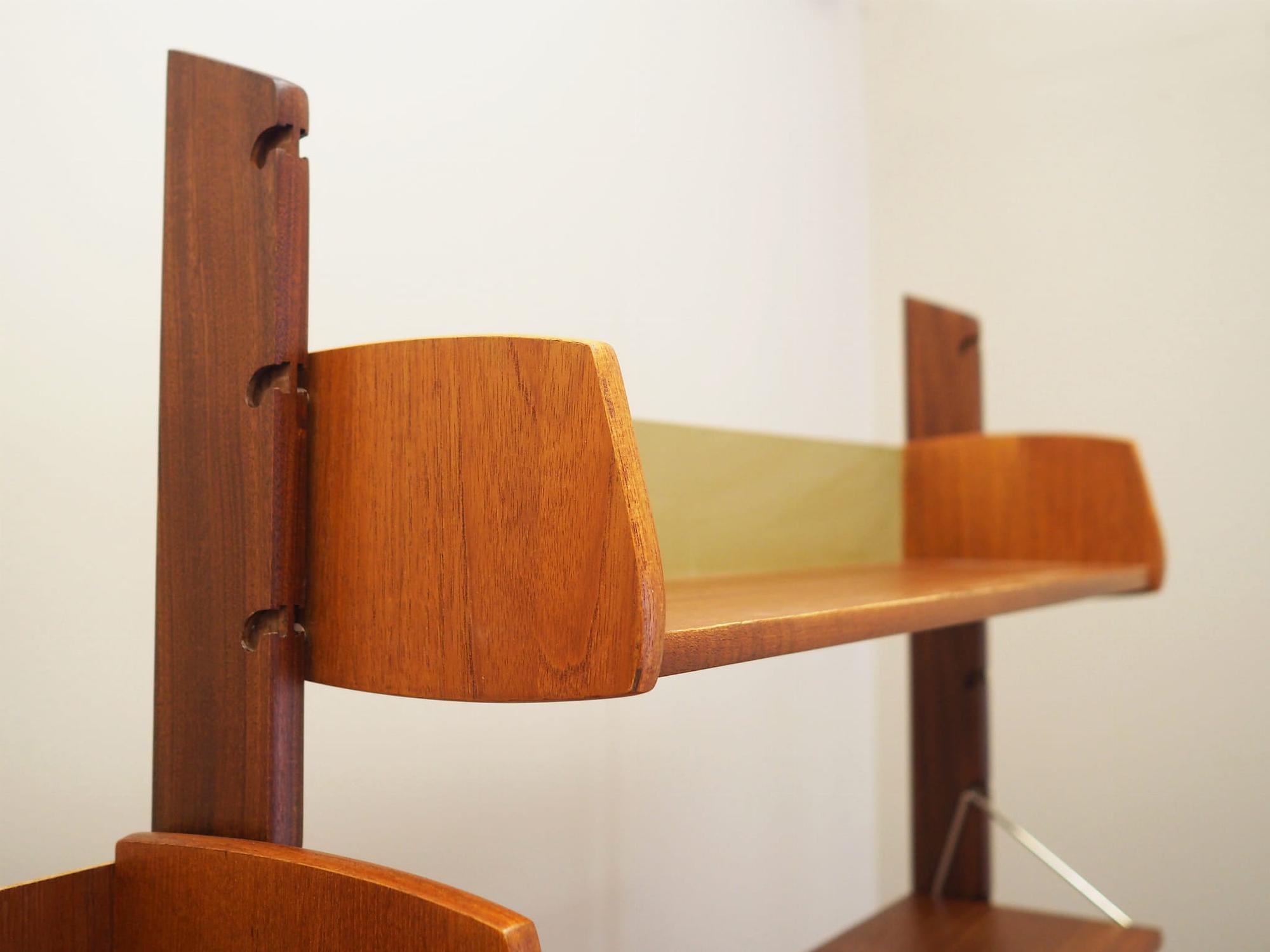 Wall shelf Teak wood 1960s 13