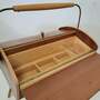 Vintage Nähtisch Holz Braun 3