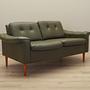 Sofa Leder Grün 1970er Jahre 1