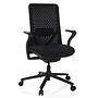 VERVIO Bürostuhl Netzstoff Schwarz 0