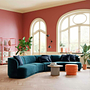 Nora 2-Sitzer Chaise Modul Rechts Danny Dusty Blue 3