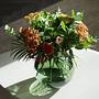Qiezi Vase Glas Grün 2