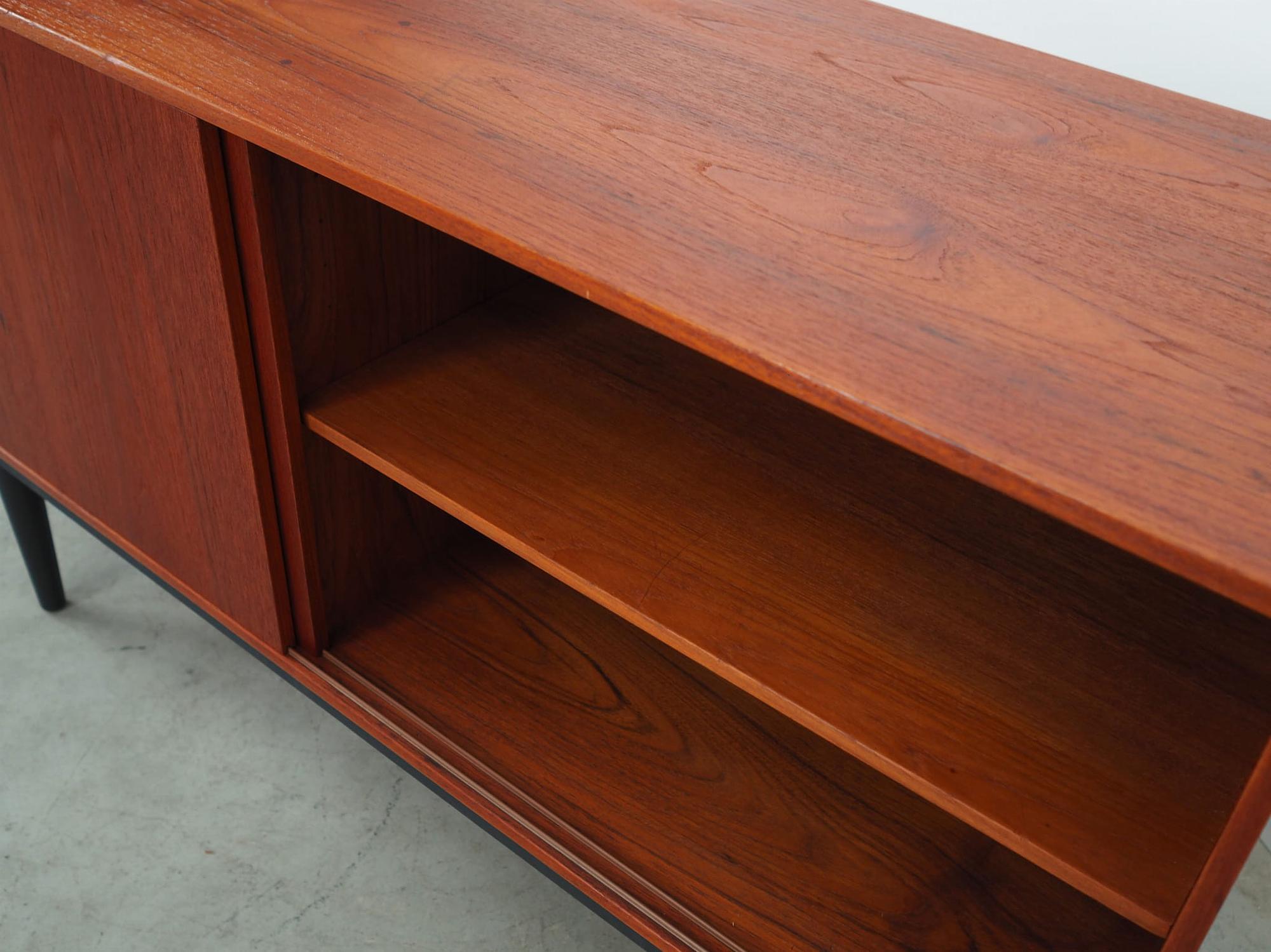 Vintage Schrank Teakholz Braun 1960er Jahre 13