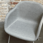 Fiber Armchair Textile Steel Grey 6