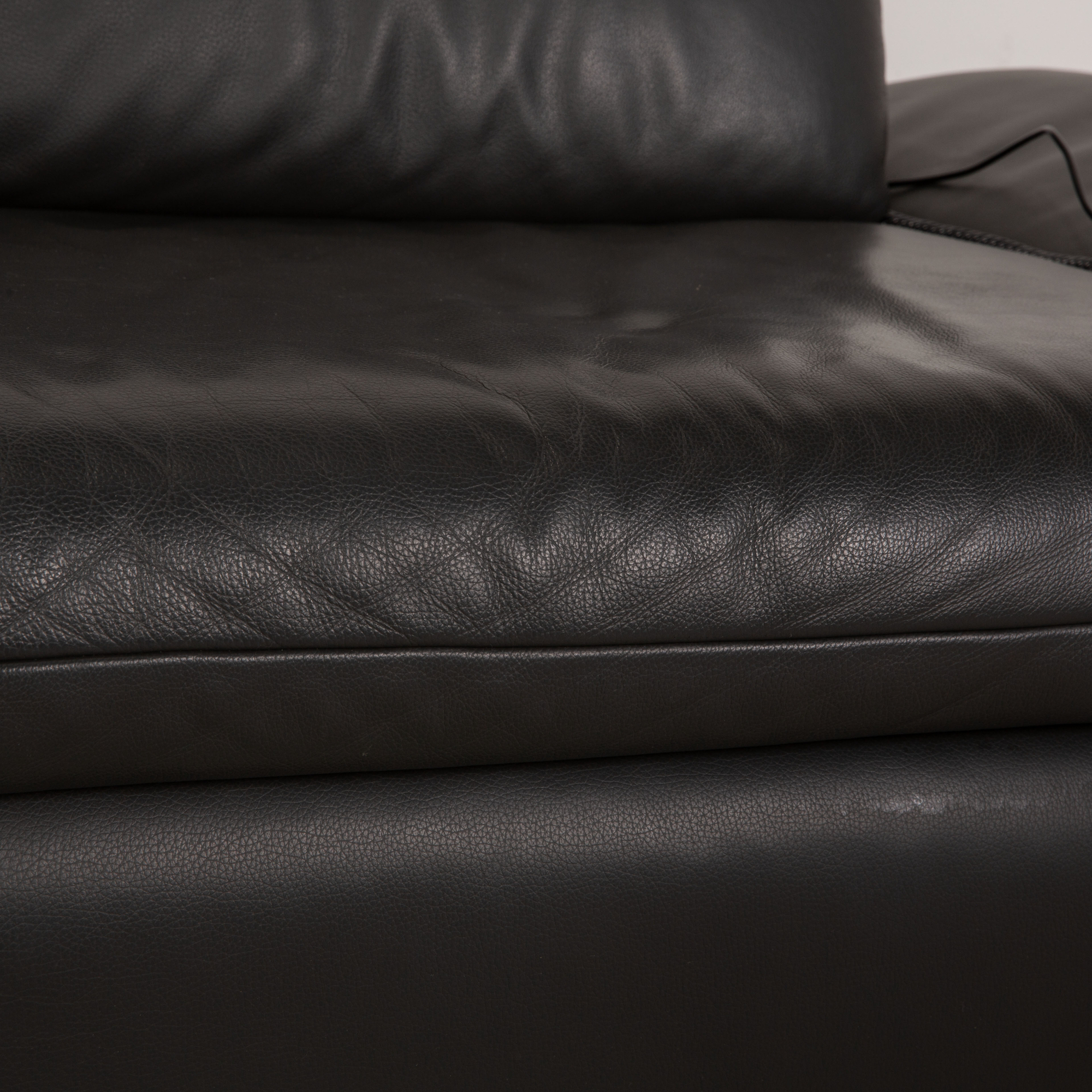 Evento Sofa 2-Sitzer mit Funktion Leder Anthrazit 3