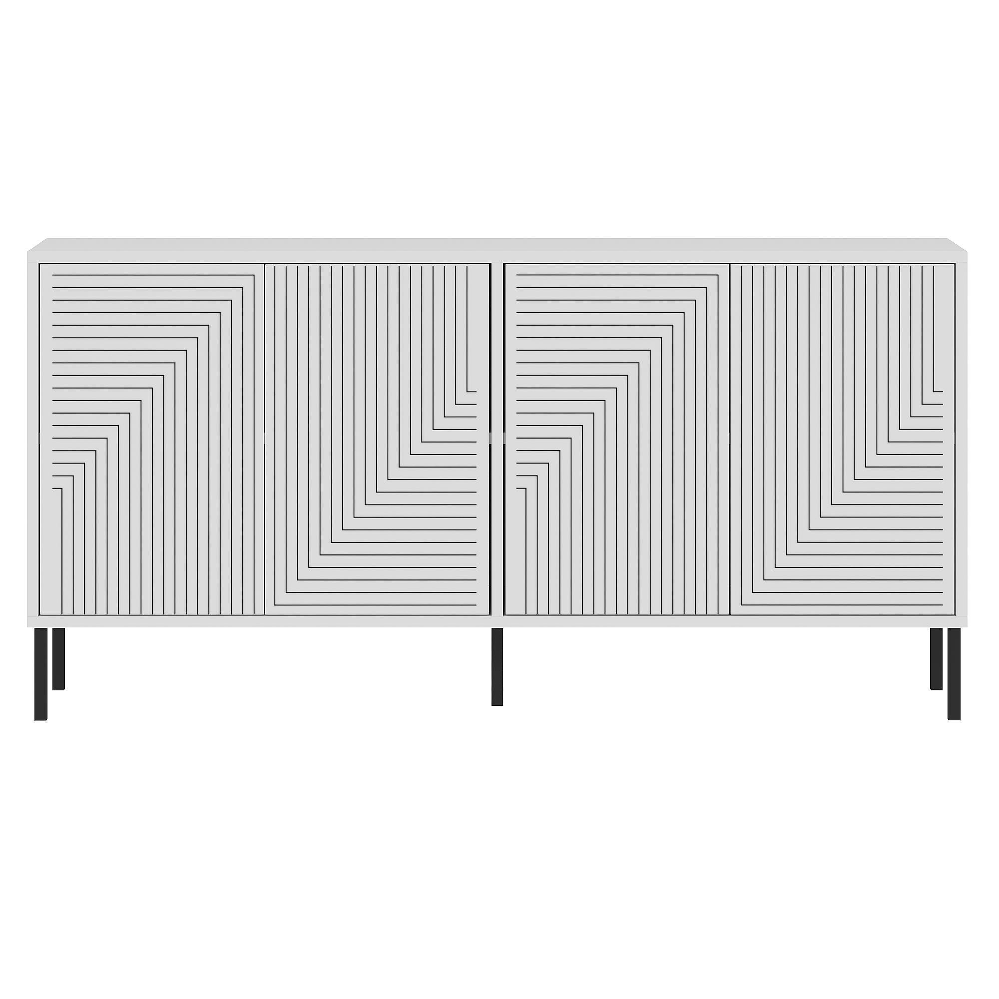 Evolet Wardrobe White 4