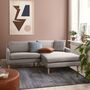 Astha Sofa Récamiere Rechts Danny Steel Grey 5